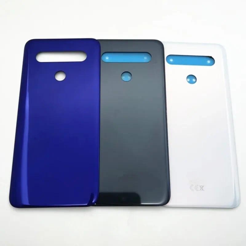 適用於 LG K61 電池蓋後門面板外殼後殼帶更換部件帶徽標