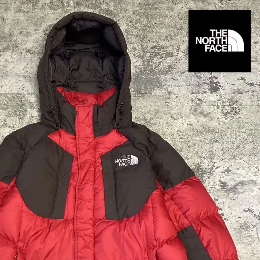 THE NORTH FACE 北面 羽絨服 夾克外套 700FP 棕色 紅色 男用 日本直送 二手