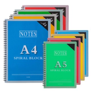 68 - 張線圈書彩色防水硬 - 封面內襯螺旋筆記本套裝 - 學生和辦公文具