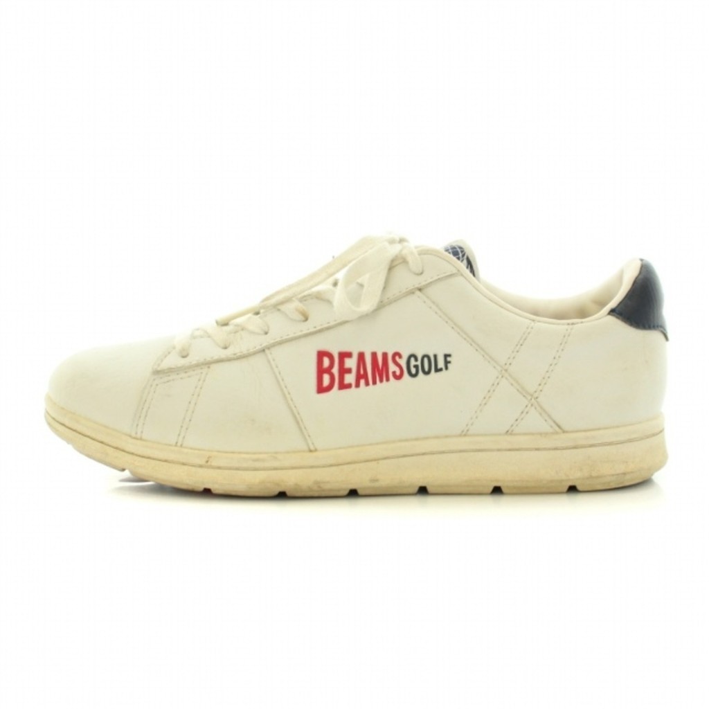 Beams ROHKA BEAMS GOLF 5鞋子 休閒鞋 球鞋二十五 高爾夫球運動 皮革 白色 日本直送 二手