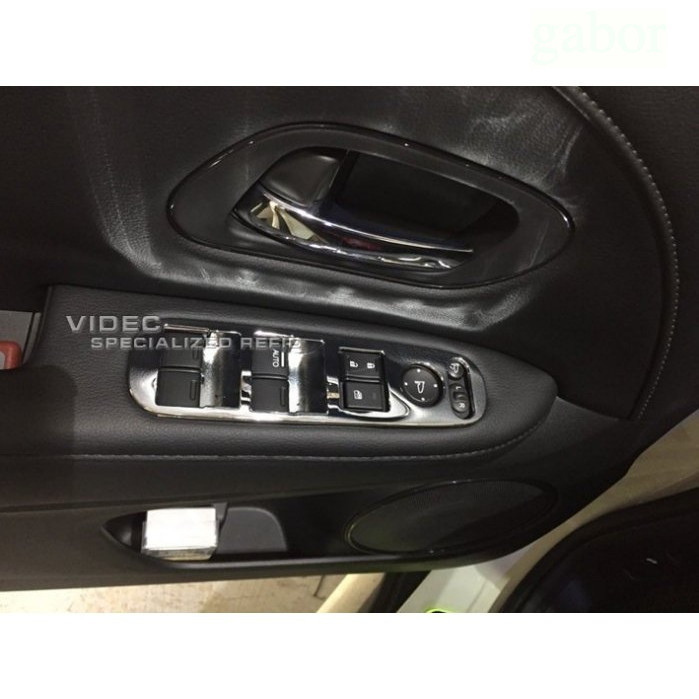 威德汽車精品 HID HONDA 2016 HRV HR-V 四門 電動窗飾板 ABS 電鍍