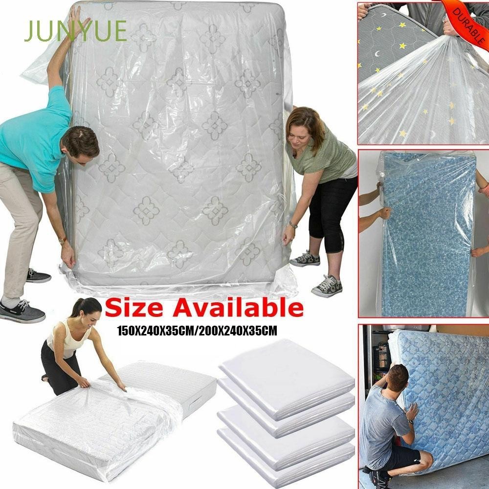 Junyue S/L 床墊套透明床墊保護套防塵罩家居用品床上搬家通用收納防水保護套