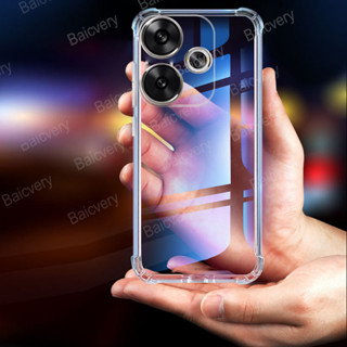 XIAOMI 小米 POCO F6 F6 Pro 防摔透明手機殼軟 TPU 矽膠全保護背防震蓋