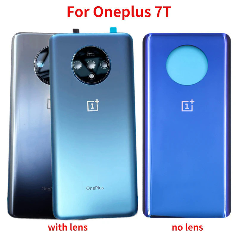 Oneplus 7T 後蓋電池蓋門後玻璃外殼更換相機鏡頭