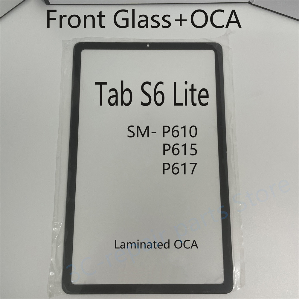 SAMSUNG 適用於三星 Galaxy Tab S6 Lite P610 P615 p617 平板電腦顯示屏前玻璃更換