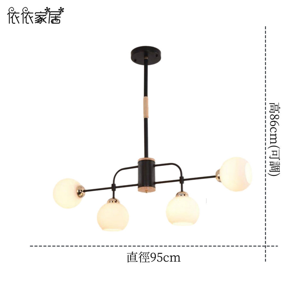 免運🍀依依🍒臺灣110v現代魔豆分子吊燈 餐廳吊燈 北歐工業風線條雲燈 臥室燈 客廳吊燈泡泡燈 YY