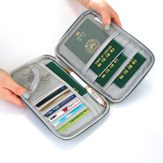 多功能證件包 護照夾 證件收納包 機票夾 旅行收納袋 卡包 旅行收納包 多口袋 拉鍊式