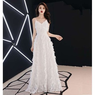 晚禮服2024新款宴會性感小禮服吊帶短款夏季小穿禮服