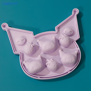 Bdgf Hello Kitty 冰淇淋矽膠模具三麗鷗可愛Kuromi DIY冰棒工具卡通冰盒模具冰格TW