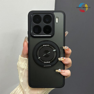 360°旋轉支架 Magsafe磁吸 小米15Ultra 15Pro 15 14 13 手機殼 磨砂抗指紋保護殼 防摔殼