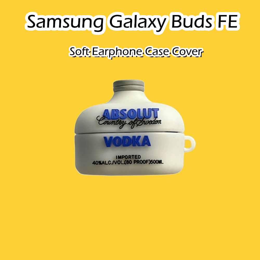 SAMSUNG 【有貨】適用於三星 Galaxy Buds FE 手機殼時尚卡通系列軟矽膠耳機殼外殼保護套 NO.3