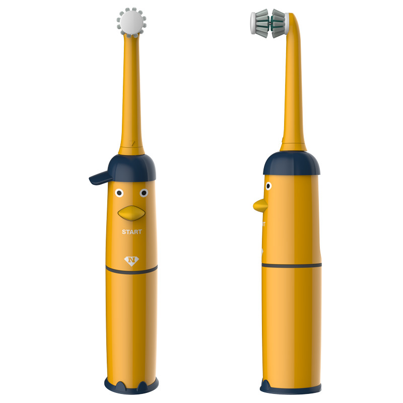 紐樂 360雙面旋轉式兒童電動牙刷電池款3-14歲 內附2刷頭 NY50020240419