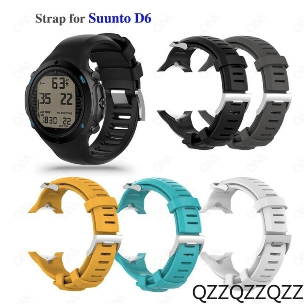 適用於 Suunto D6 Dive D6i NOVO ZULU 手鍊替換矽膠錶帶智能手錶錶帶 Correa 配件的錶帶