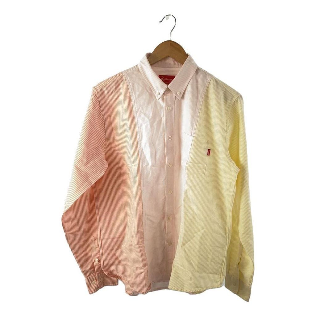 Supreme襯衫多色的 棉 條紋 長袖 日本直送 二手