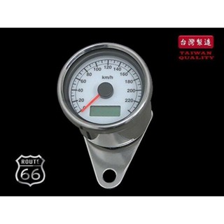 《美式工廠》電子式 LED 碼表 時速表 銀色白麵