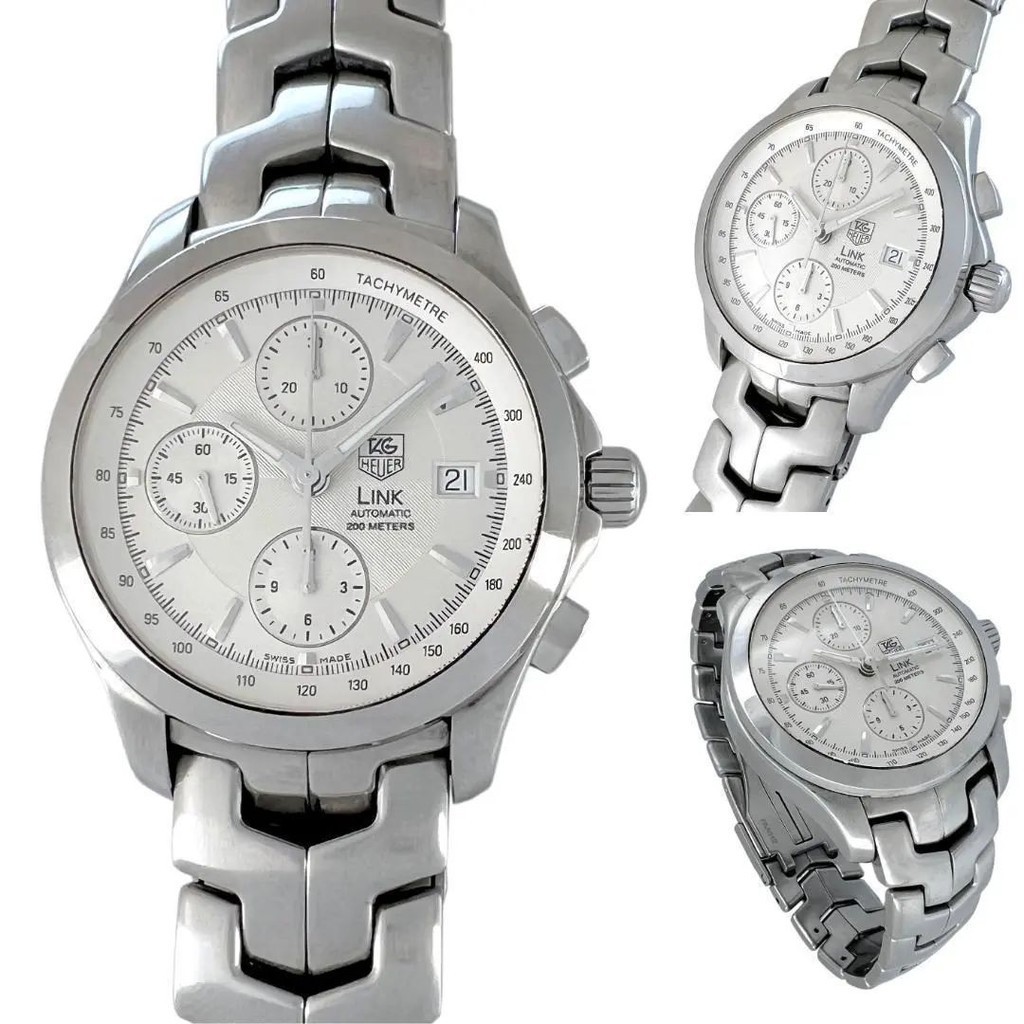 TAG Heuer 泰格豪雅 手錶 林肯系列 計時腕錶 日本直送 二手