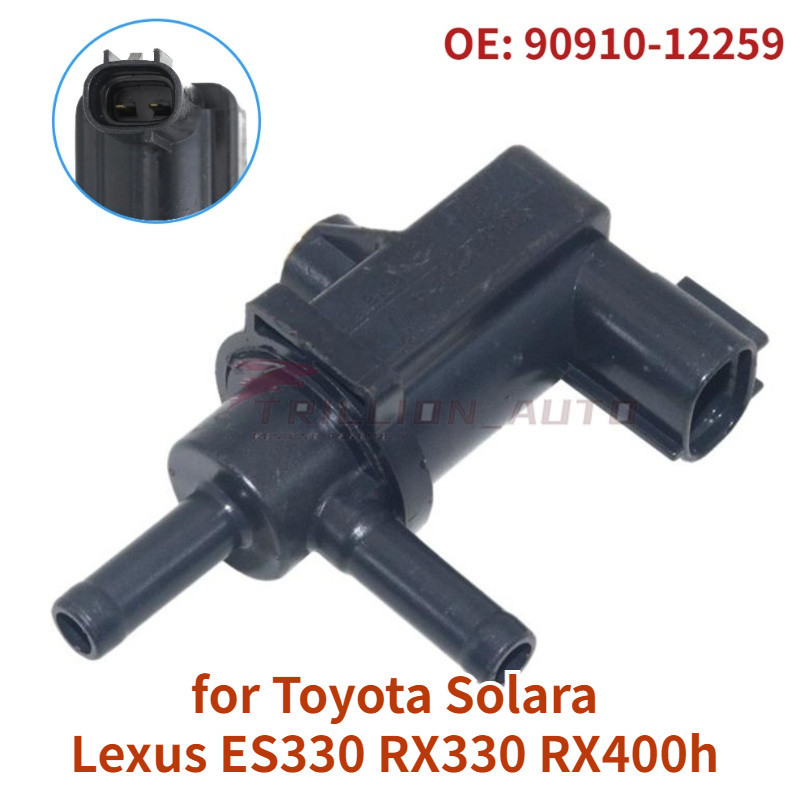 Evap 真空蒸汽罐淨化電磁閥適用於豐田 Solara Lexus ES330 RX330 RX400h 90910-1