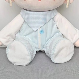 好物推薦 熱銷【日谷宅樂屋】免運 40cm坐姿棉花衣服甜芒奶芙爬服娃衣連體公仔玩偶換裝全套便宜