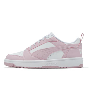 Puma 休閒鞋 Rebound V6 Low 女鞋 白 粉紅 低筒 復古 運動鞋 [ACS] 39232840