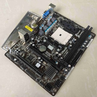 【測試好出貨，放心購買】ASROCK/華擎科技 A55M-VS DDR3電腦 FM1主機板 整合臺式機 雙PCI
