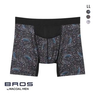 華歌爾BROS男士內褲夏季超薄透氣吸汗速幹無痕大碼中腰四角內褲(40GT3061LL)(日本直郵)1