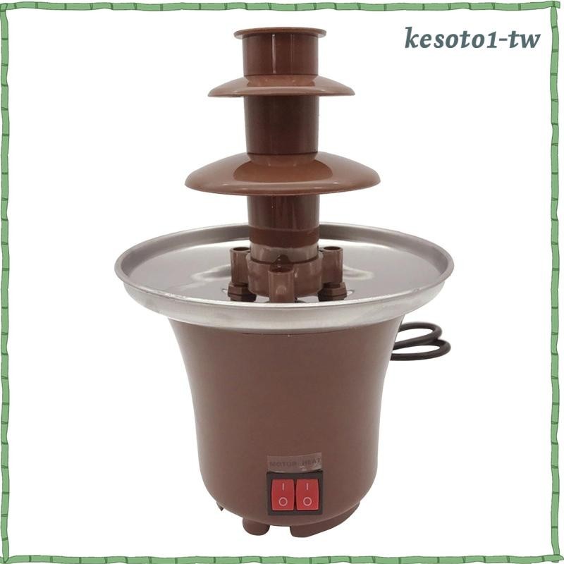 [KesotoaaTW] 帶加熱火鍋噴泉機的電動巧克力融化派對