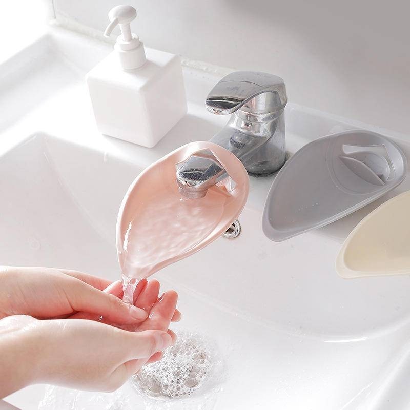 洗手延伸器兒童洗手輔助器廚房水龍頭導水槽防濺延伸器引水加長