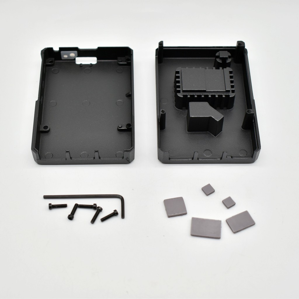 Raspberry PI 5 鋁殼金屬黑色外殼適用於 PI5(不包括 Raspberry PI 主板)5