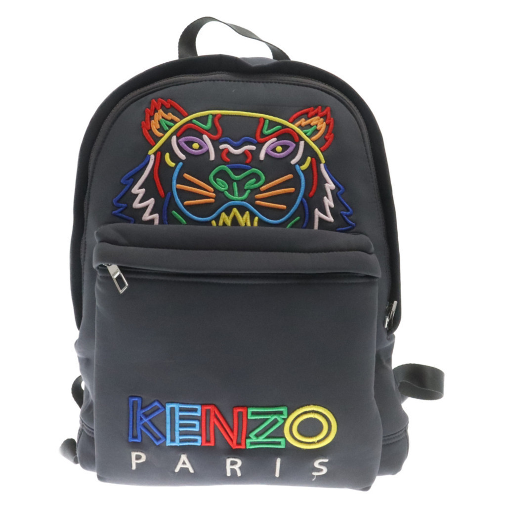 Kenzo TIGER A O後背包灰色 多 刺繡 日本直送 二手