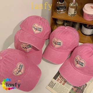 LANFY女子棒球帽街頭服裝獨特棉花時尚設計學生匹配韓式帽子
