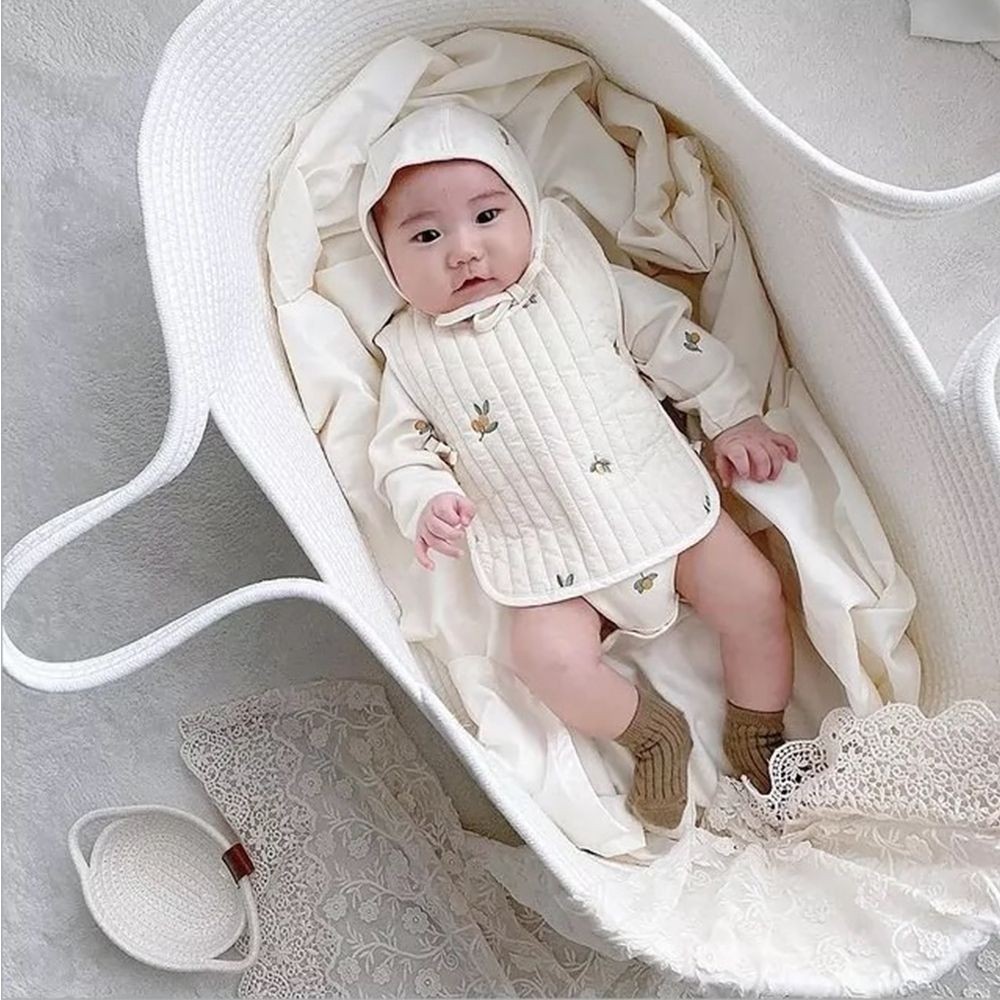 台灣出貨🔥Ins風 寶寶手提搖籃 可折疊 便攜 新生兒提籃 車載嬰兒床 攝影道具 外出提籃 可折疊睡籃 大容量手提籃