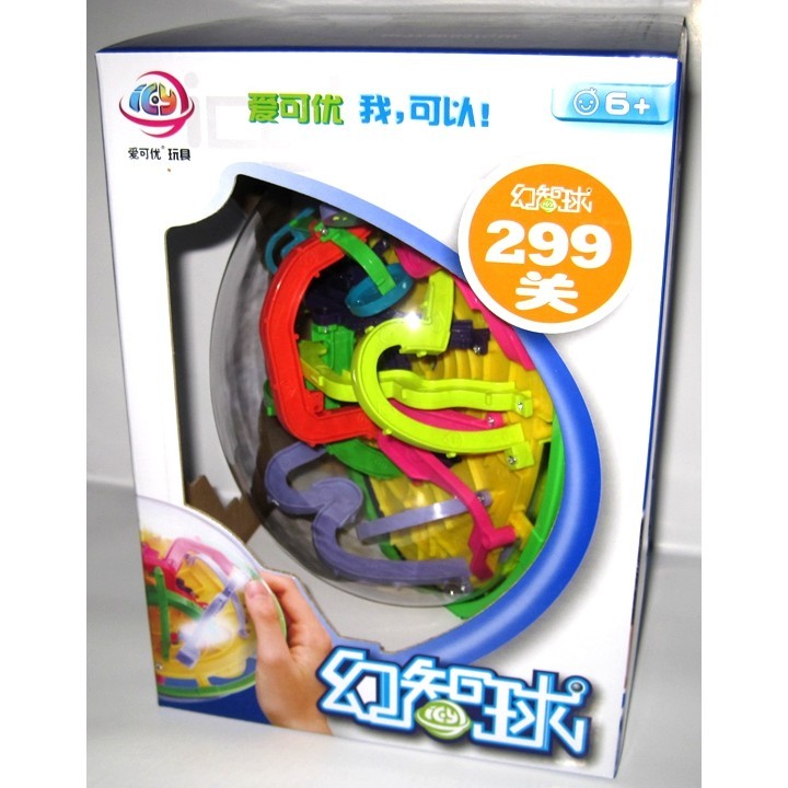 正品愛可優幻智球299關立體軌道3D迷宮遊戲 走益智玩具
