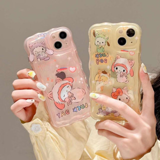 A閨蜜款可愛三麗鷗HelloKitty美樂蒂帕恰狗適用於iphone11 12 13 14 Promax防摔蘋果手機保護