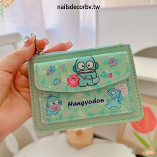 NAILSDECOR零錢包,卡通PU皮革超薄錢包,時尚拉鍊迷你持卡人女人的女孩
