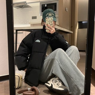 優選男裝 外套 輕羽絨 棉衣短款羽絨棉服冬季新款時尚加厚寬鬆棉襖保暖輕薄外套 羽絨外套 棉服 男士外套 sam