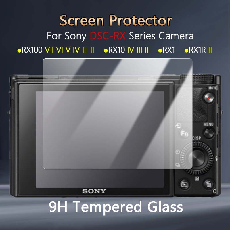 荧幕保護貼適用Sony DSC-RX100 RX10 RX1R II III IV V VI VII 相機9H鋼化玻璃膜