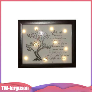 Fe 同情禮物 LED 紀念影盒相框同情禮物影盒相框紀念禮物失去親人