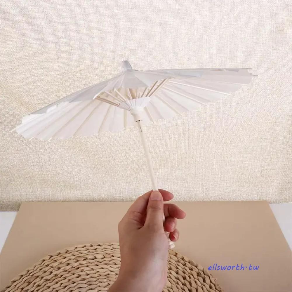 ELLSWORTH手工紙傘,傳統古典DIY畫紙傘,工藝美術色彩繽紛復古空白紙傘孩子