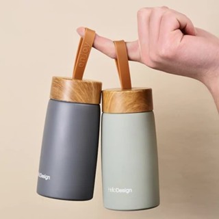 【24H發貨 臺灣現貨 】小木紋保溫瓶 304不鏽鋼 保溫杯280ml 咖啡杯 馬卡龍色 隨行杯 保溫瓶 歡迎批發團購