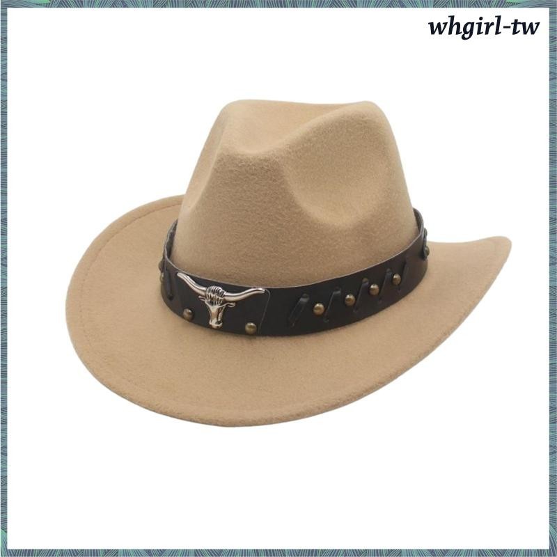 【WhgirlTW】西部牛仔帽防曬Cosplay經典拍照道具太陽帽女牛仔帽徒步度假服裝嘉年華秋季