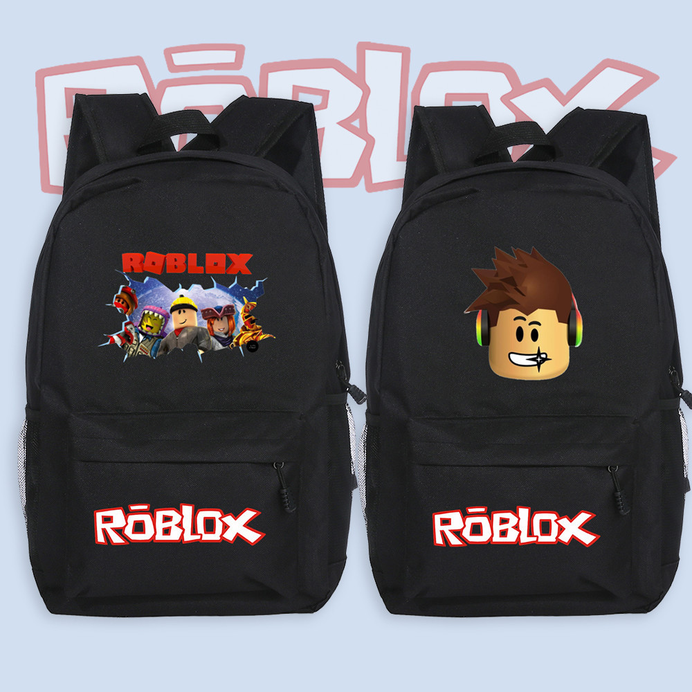 Roblox 大容量背包兒童 Roblox 卡通書包學生中小學生背包 Roblox