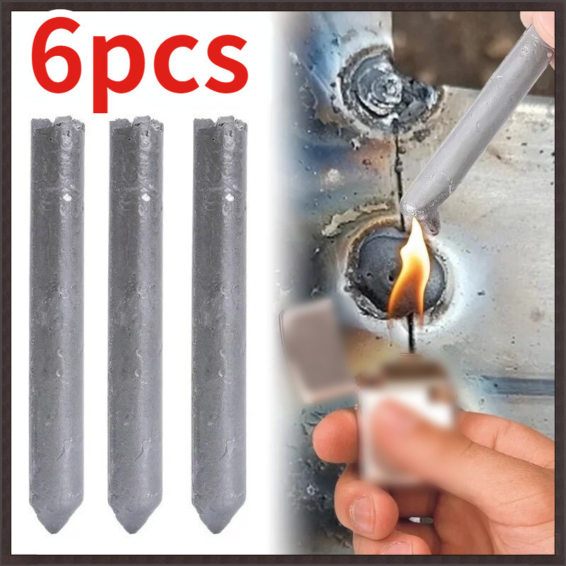 【6PCS】銅鋁焊條易熔低溫焊條熔銅鐵不銹鋼修復工具不銹鋼焊條焊接鋁修復劑