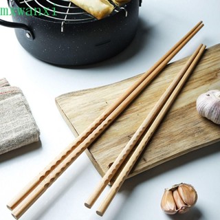 MXWANXI筷子可重複使用壽司麵條木製火鍋油炸工具