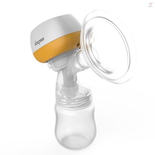便攜式一體式吸奶器,帶 LED 屏幕電動吸奶器,用於母乳喂養 2 種模式 9 個吸力級低噪音,帶 150ML 奶瓶 24