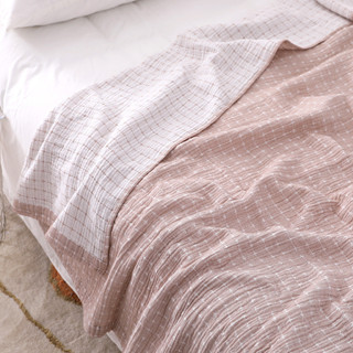 日式全棉三層紗布毛巾被 純棉透氣夏被 簡約空調被夏涼被 純棉薄被子 單人雙人空調被 辦公室午睡毯