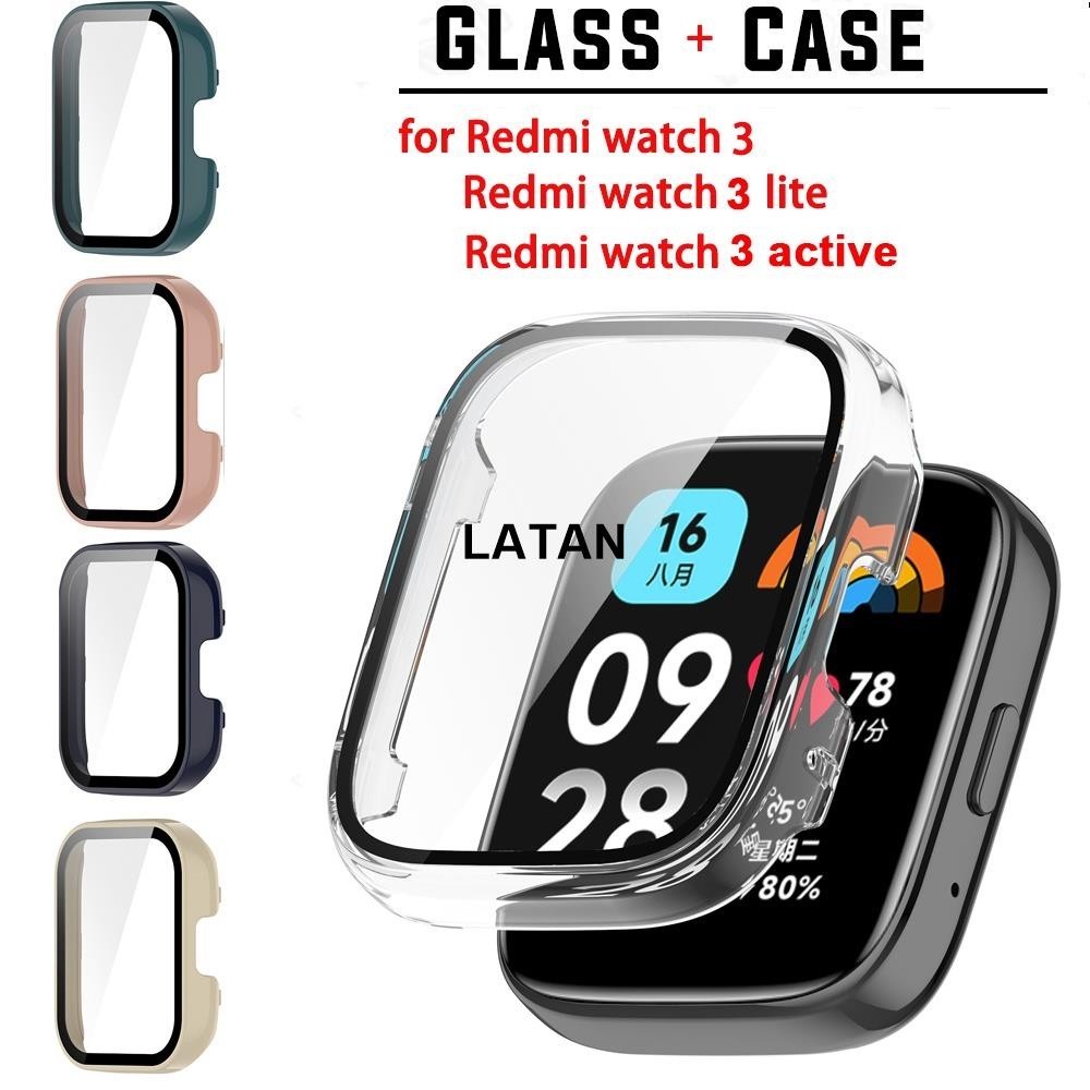 LATAN-小米手錶 Redmi Watch 3 Active Lite Watch3 硬質 PC 框架保險槓保護殼 +