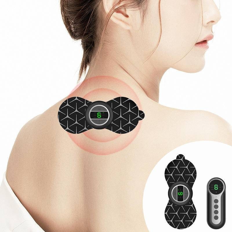 新款智能充电迷你按摩贴 EMS无线遥控针灸颈椎肩部按摩仪器