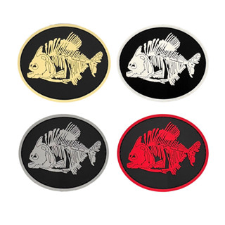 [定製魔術貼貼片] Hk Mama Piranha Bone PVC Morale3D Velcro Patch/徽章/