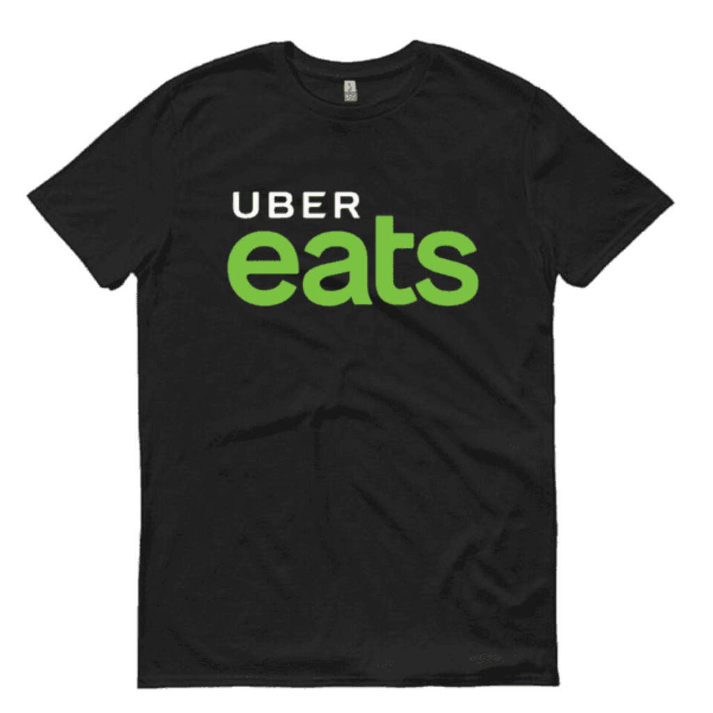 全新 Uber Eats 標誌 T 恤美國製造