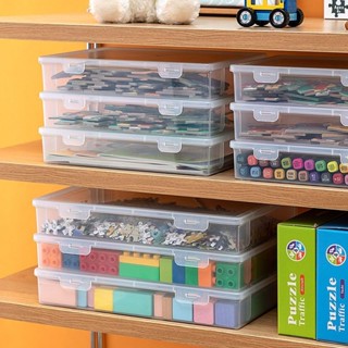 【積木收納盒】拼圖分類收納盒lego顆粒小玩具零件分格收納盒塑膠樂高積木小盒子